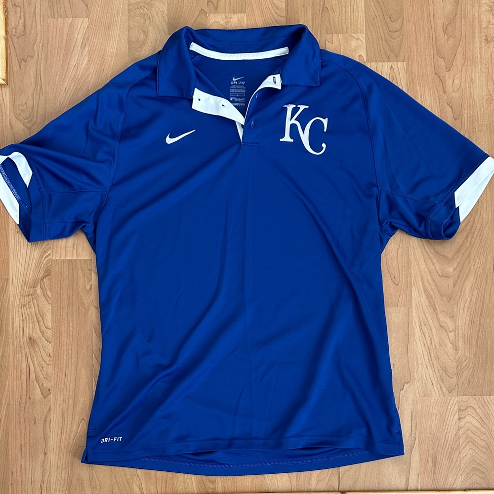 Nike MLB Royal Blue KC Polo